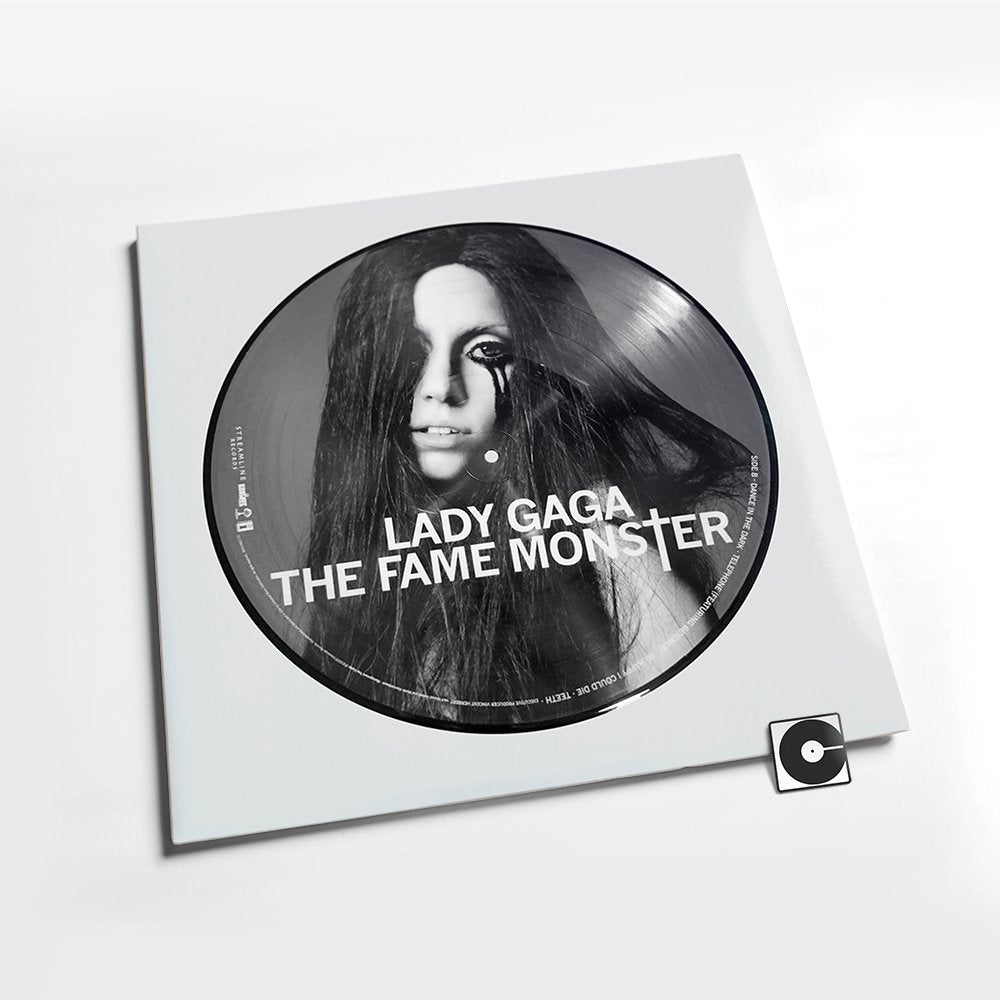 Lady Gaga - The Fame Monster (3-LP) boîte vinyle transparent argent et coke  bon