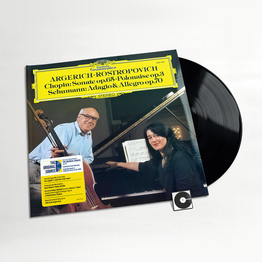 Martha Argerich And Mstislav Rostropowitsch - "Chopin: Sonate Op. 65, Polonaise Op. 3 / Schumann: Adagio & Allegro Op. 70"
