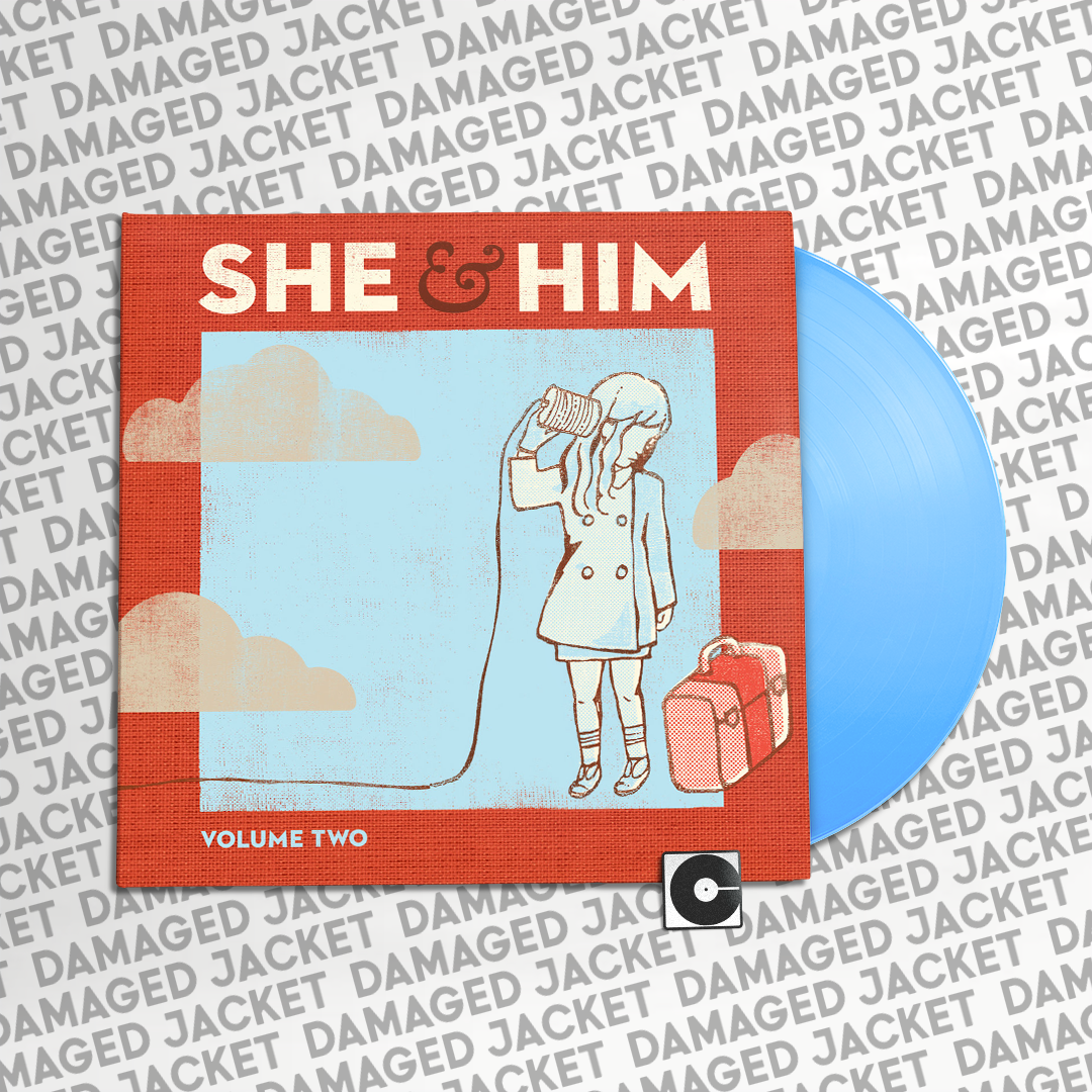 She & Him - "Volume Two" Sky Blue Vinyl DMG