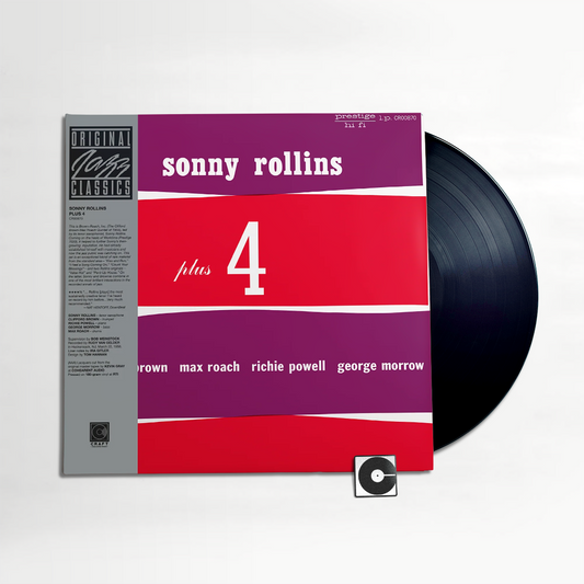 PRE-ORDER: Sonny Rollins - "Plus 4" Original Jazz Classics