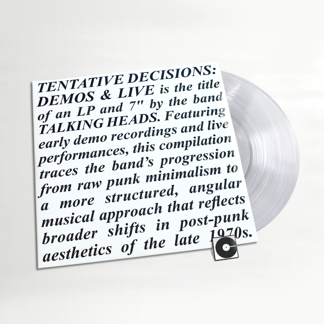 Talking Heads - "Tentative Decisions: Demos & Live" RSD Black Friday 2025