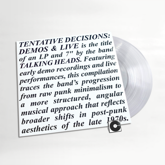 Talking Heads - "Tentative Decisions: Demos & Live" RSD Black Friday 2025