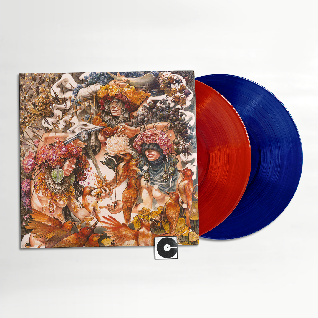 Baroness - "Gold & Grey" Indie Exclusive - Translucent Red & Blue Vinyl