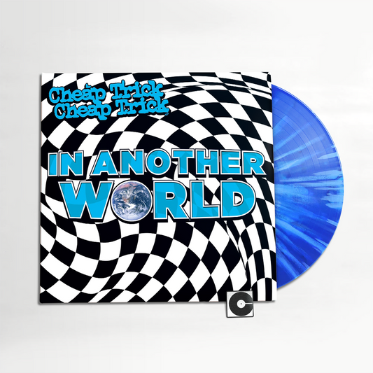 Cheap Trick - "In Another World" Indie Exclusive - Blue & White Splatter Vinyl