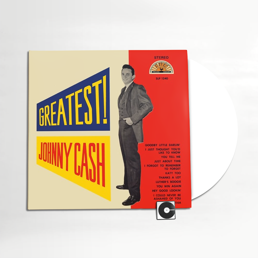 Johnny Cash - "Greatest!" White Vinyl