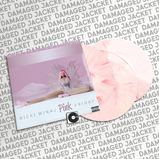 Nicki Minaj - "Pink Friday" Deluxe - 3 x Pink And White Swirl Vinyl LP DMG
