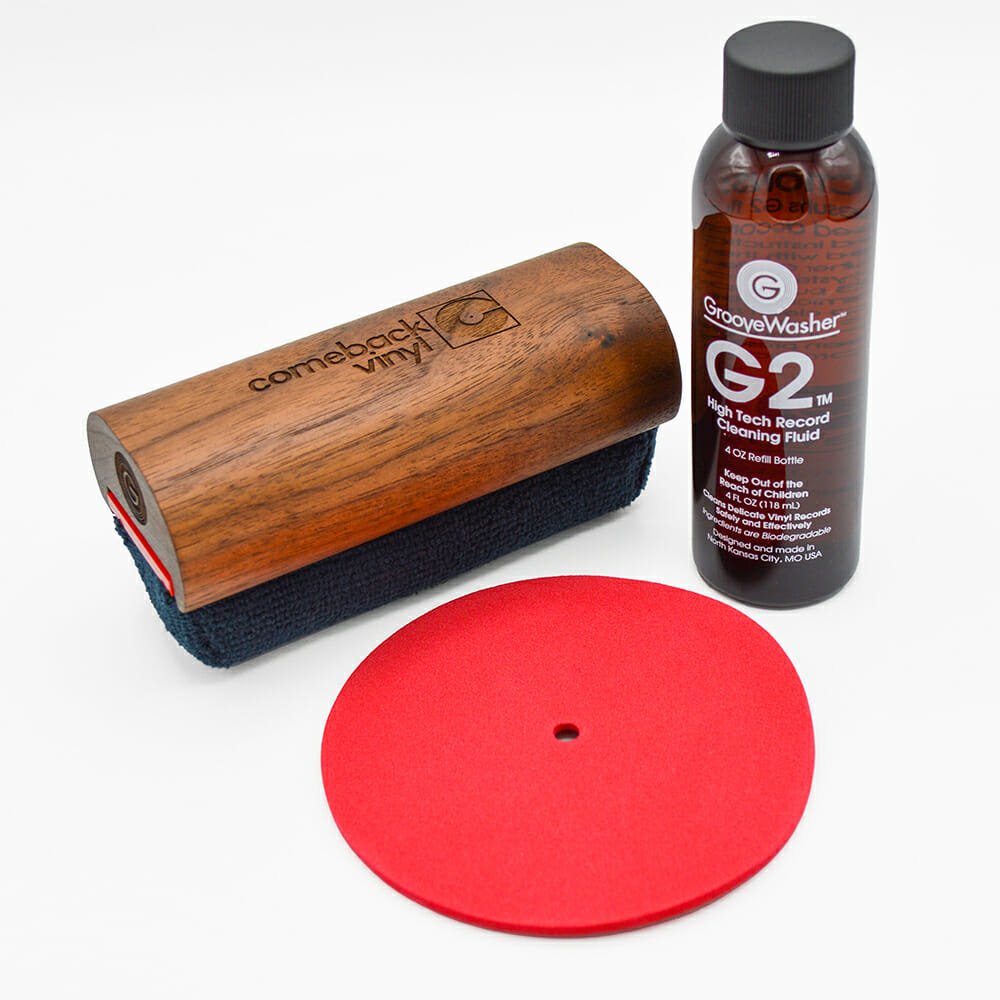GrooveWasher Record Cleaning Kit - Classic Logo Edition