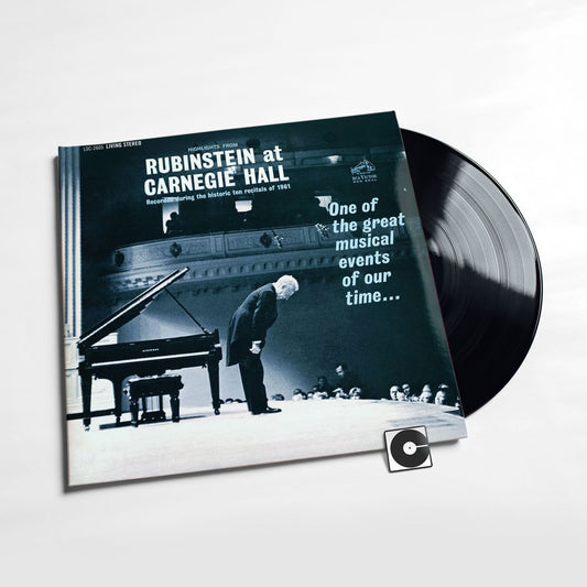 Arthur Rubinstein - "Highlights From Rubinstein At Carnegie Hall" Analogue Productions