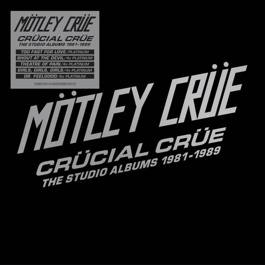 Motley Crue - "Crucial Crue: The Studio Albums 1981 - 1989" Box Set