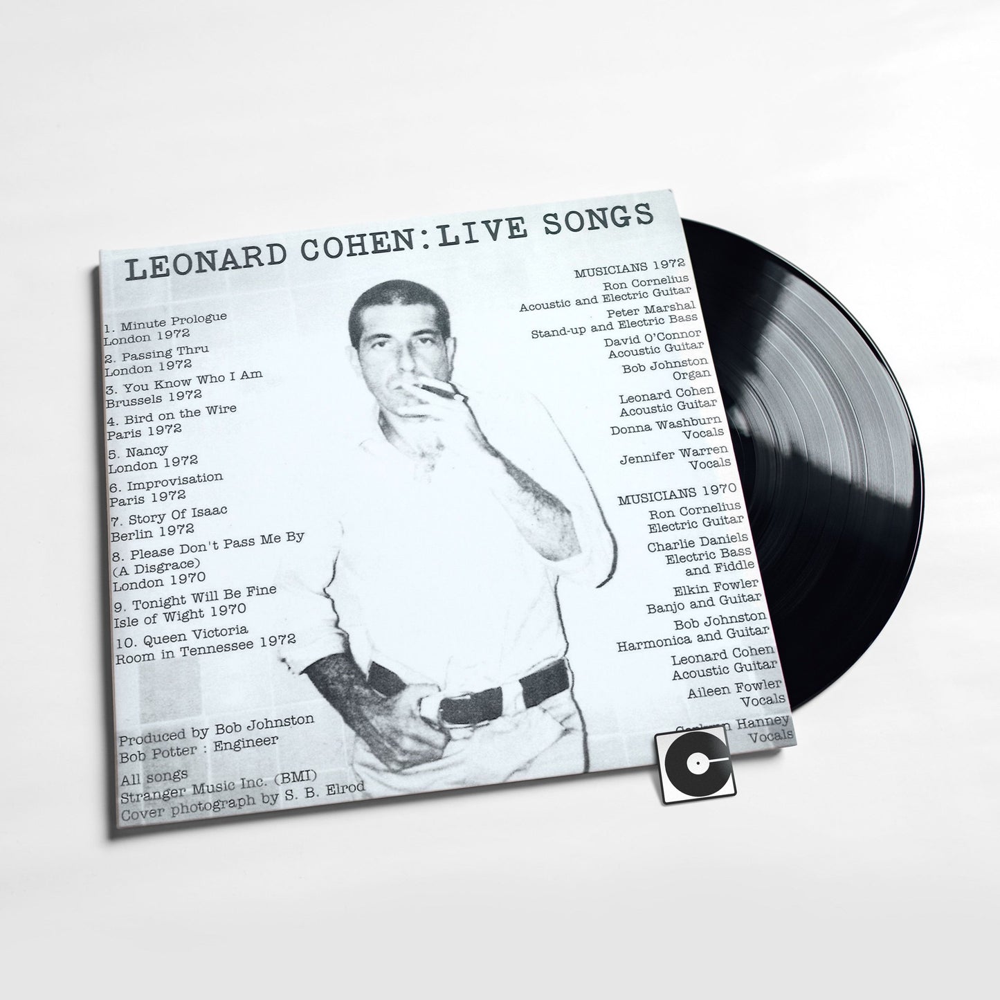 Leonard Cohen - "Leonard Cohen: Live Songs"