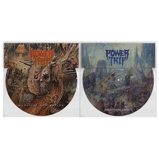 Power Trip - "Manifest Decimation / Nightmare Logic" Dual Combo Picture Disc